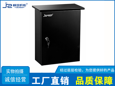 黑色監(jiān)控立桿設備箱