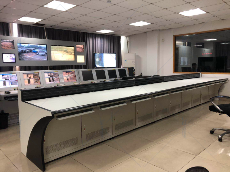 JZ-PC014精致豪華操作臺(tái)月牙黑白弧